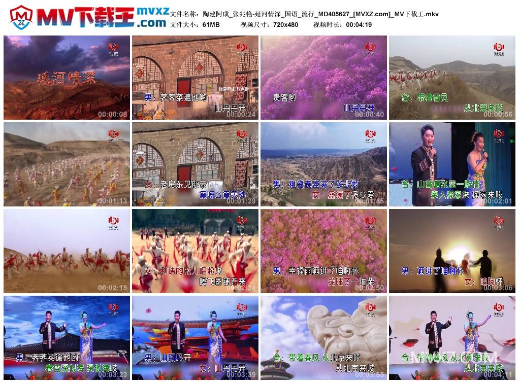 陶建阿成_张兆艳-延河情深_国语_流行_MD405627